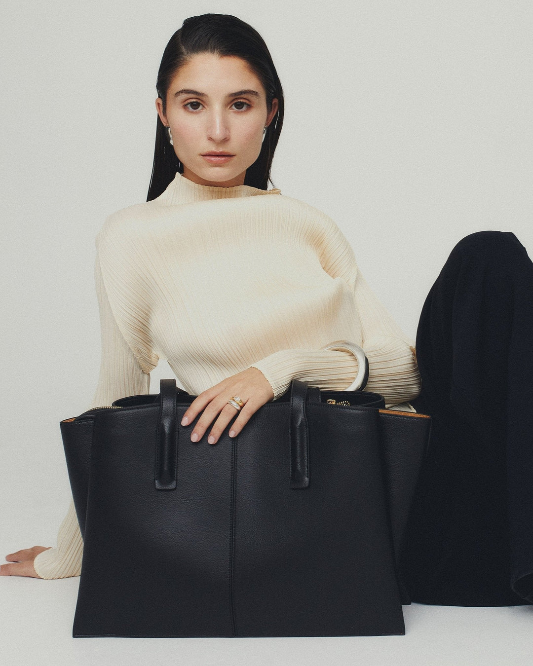 Elise Mode Dames Ruime Shopper met Laptopvak