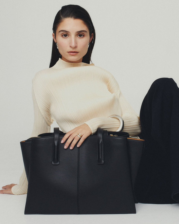 Elise Mode Dames Ruime Shopper met Laptopvak