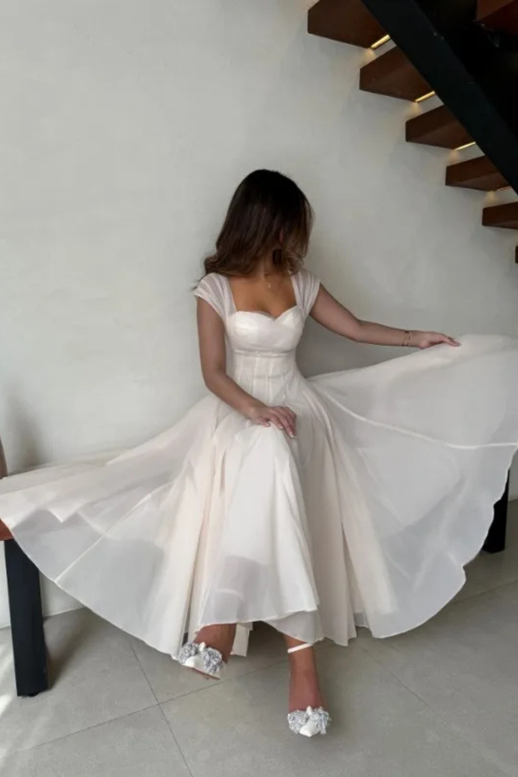 EliseMode Tule Jurk Bruiloft