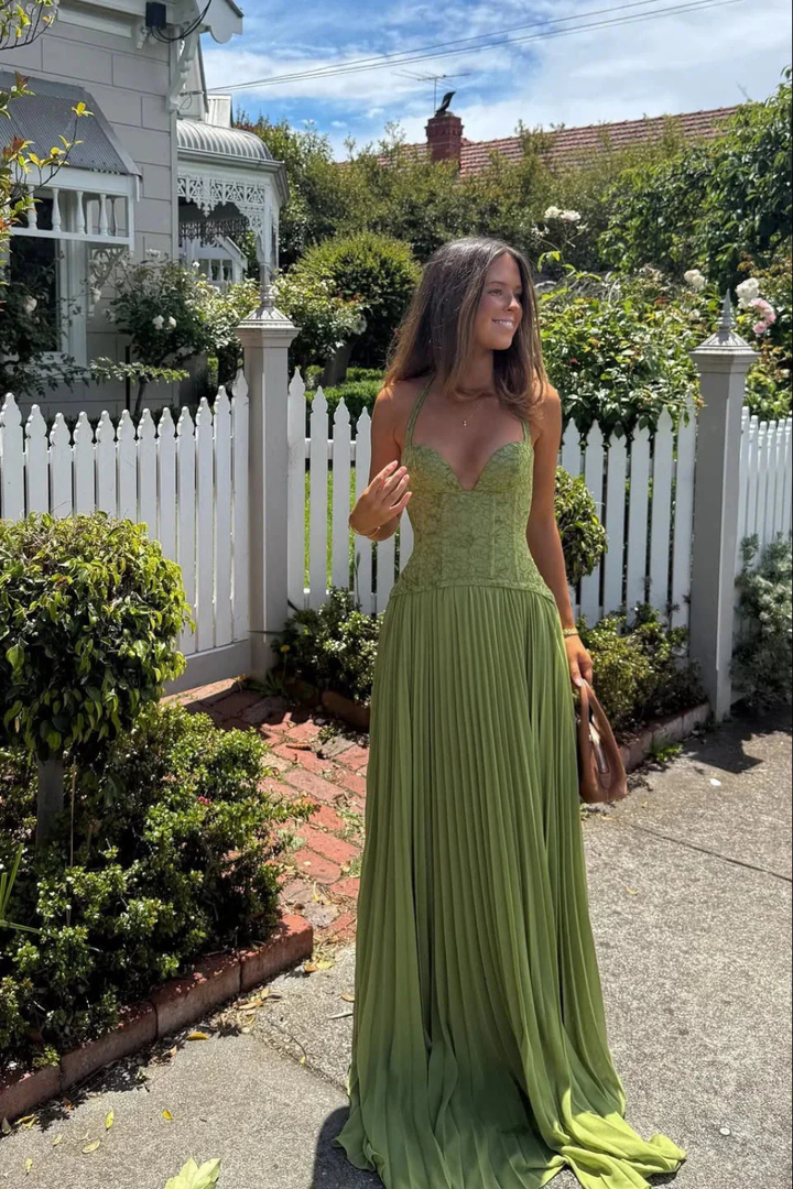 Elise Mode Dames Corset Maxi Jurk Vloeiend