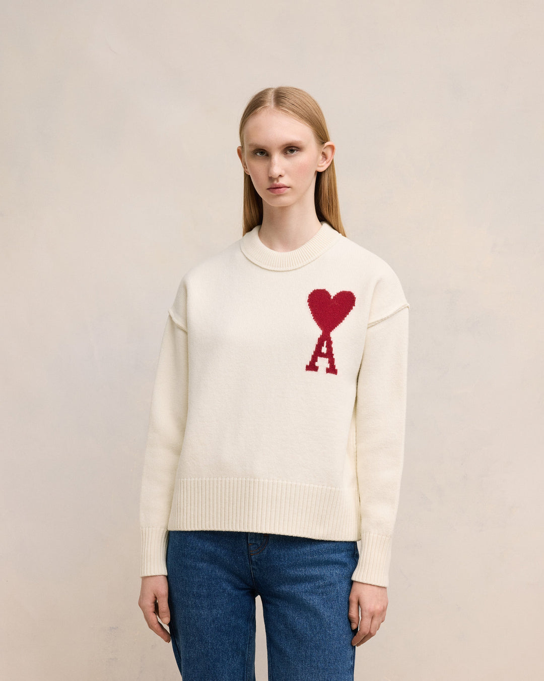 Elise Mode Dames Relaxed Sweater met Fleece Voering