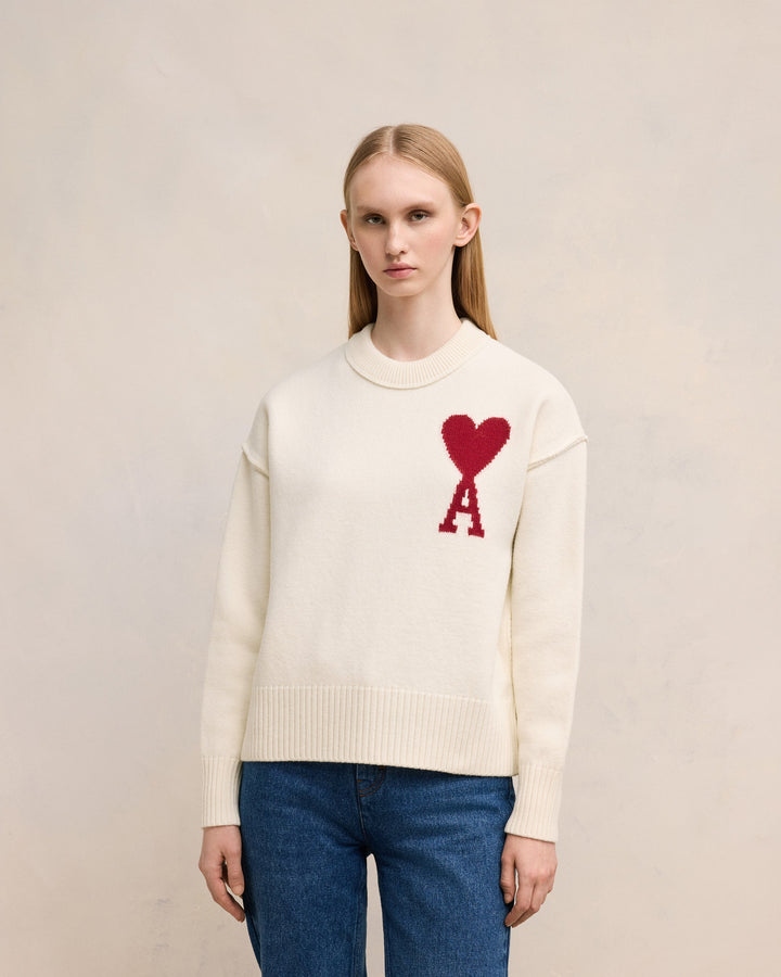 Elise Mode Dames Relaxed Sweater met Fleece Voering