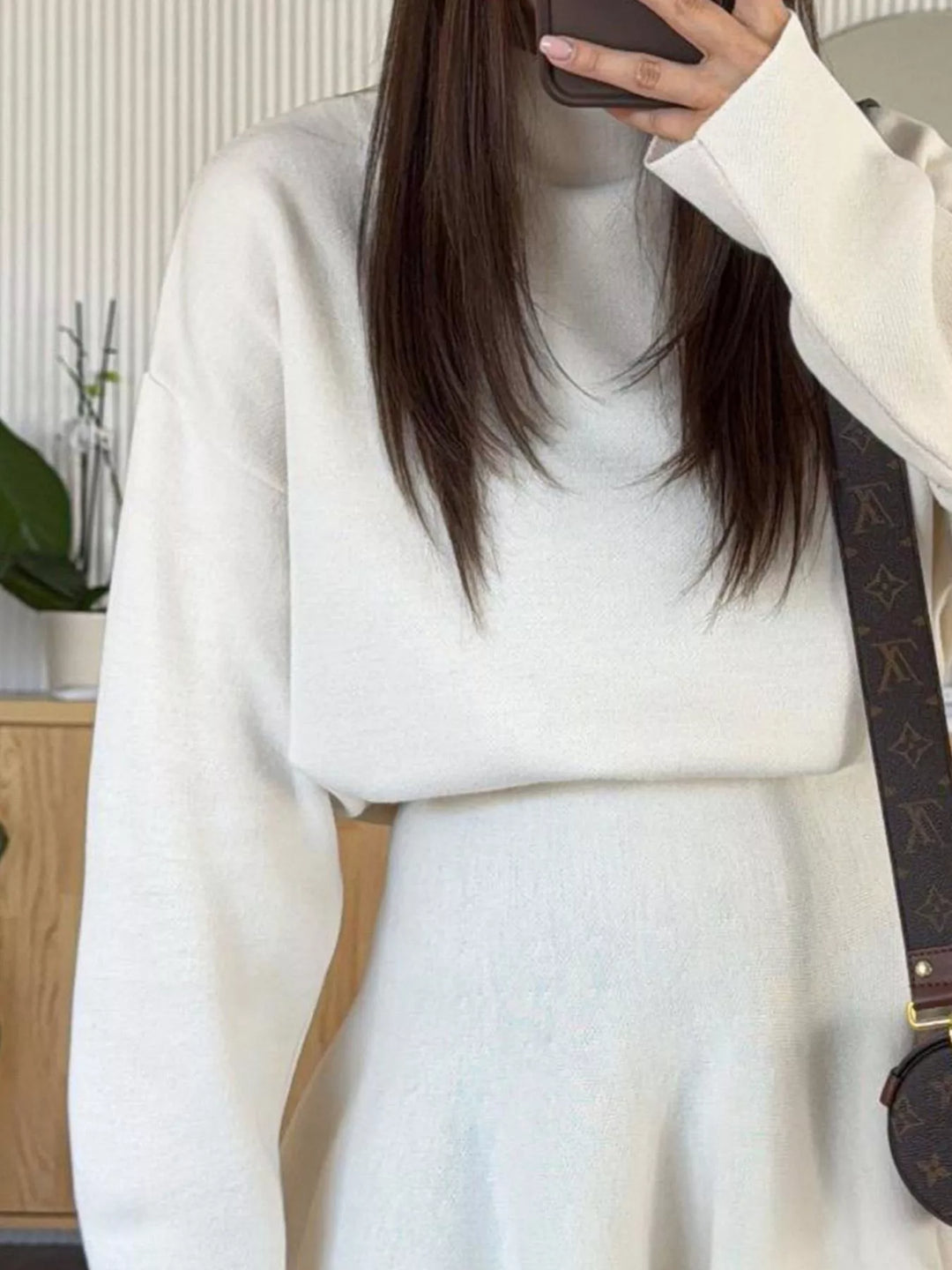 Elise Mode Dames Relaxed Mini Truijurk Tweedelig