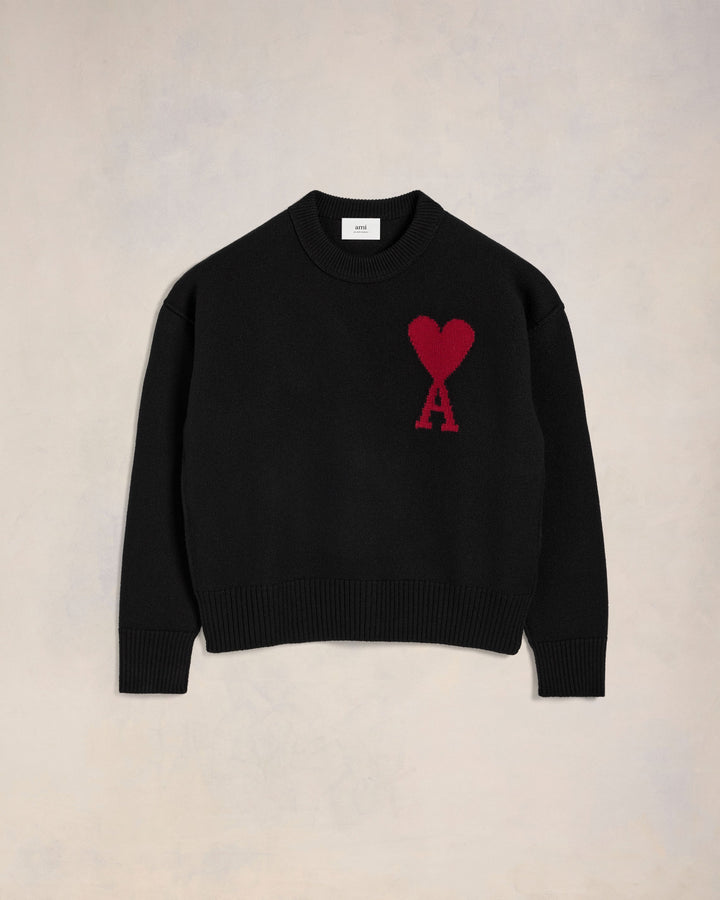 Elise Mode Dames Relaxed Sweater met Fleece Voering in Zwart