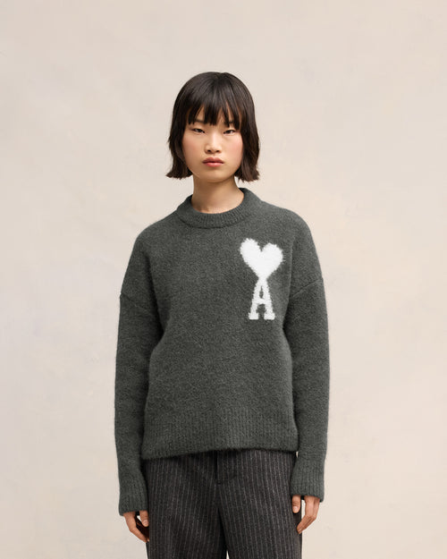 Elise Mode Dames Relaxed Sweater met Fleece Voering