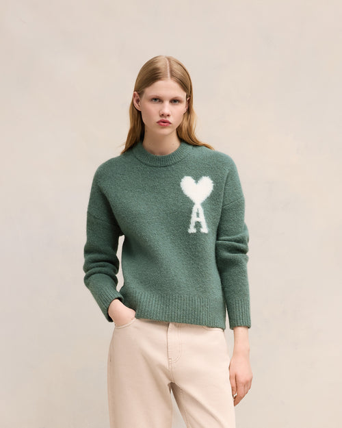 Elise Mode Dames Relaxed Sweater met Fleece Voering