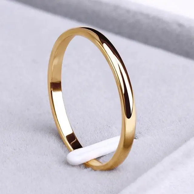 Elise Mode Dames Gladde Bandring