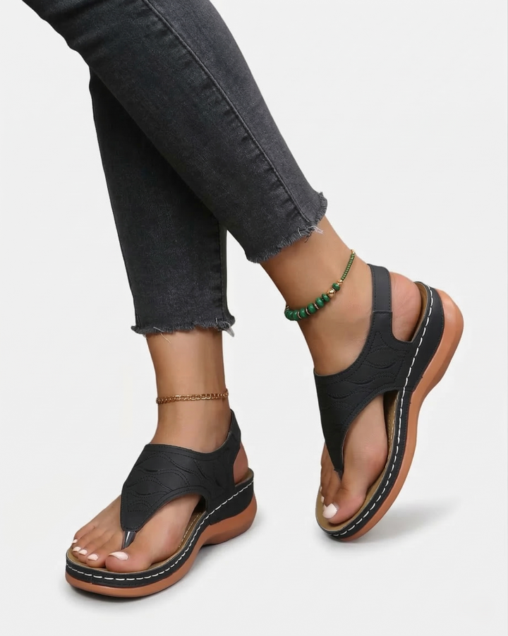 EliseMode | Dames Teenslippers Enkelbandjes Zomer