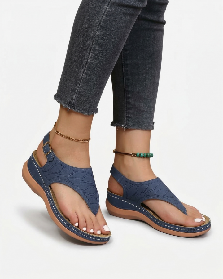 EliseMode | Dames Teenslippers Enkelbandjes Zomer