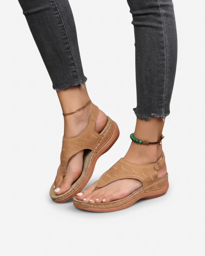 EliseMode | Dames Teenslippers Enkelbandjes Zomer