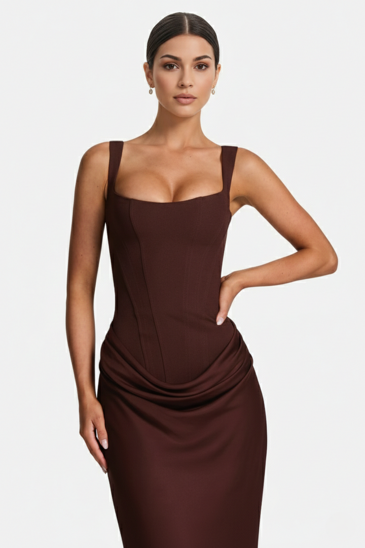EliseMode Bodycon Maxi Jurk