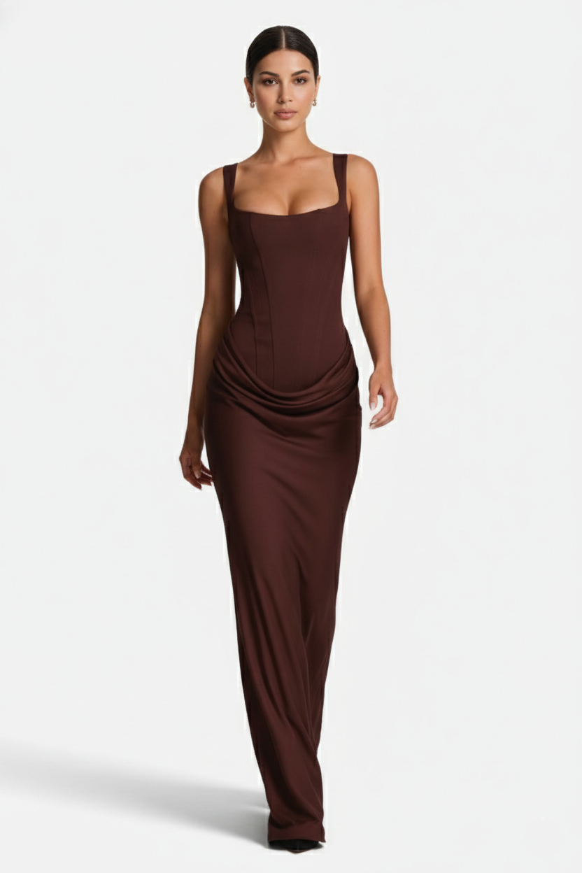 EliseMode Bodycon Maxi Jurk