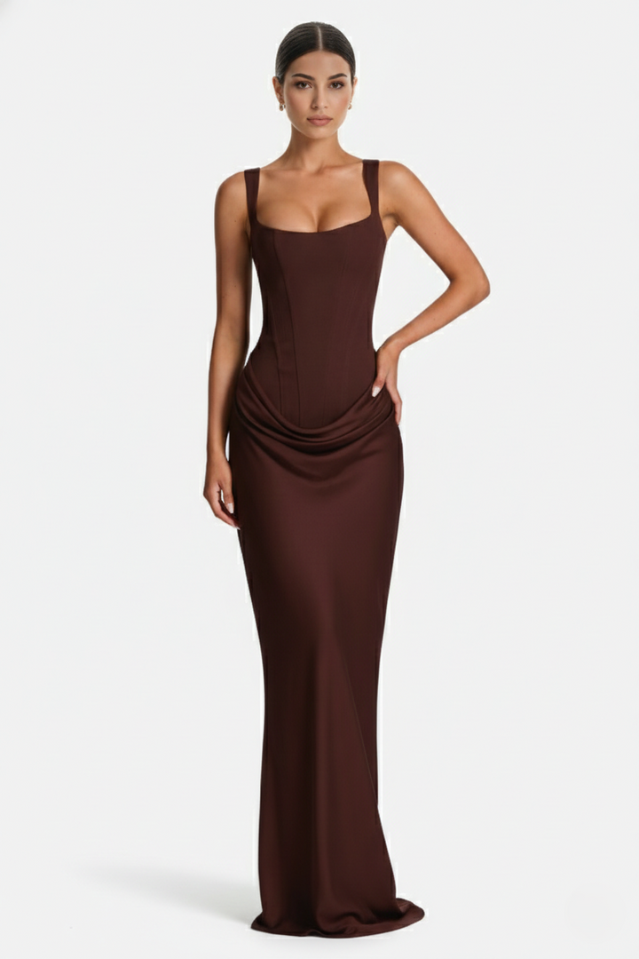 EliseMode Bodycon Maxi Jurk