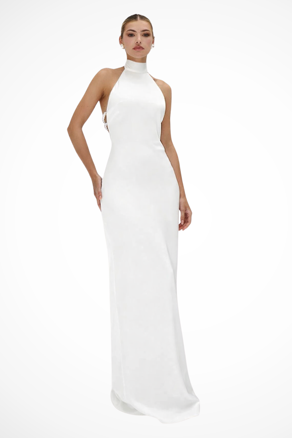 Elise Mode Halter Maxi Jurk
