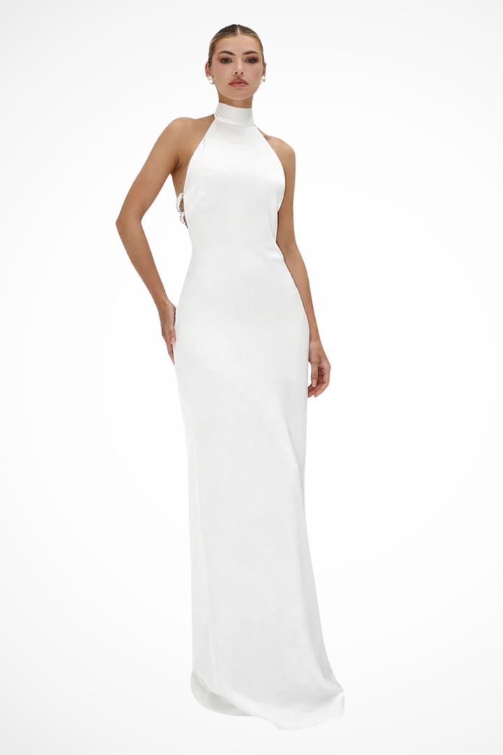 Elise Mode Halter Maxi Jurk