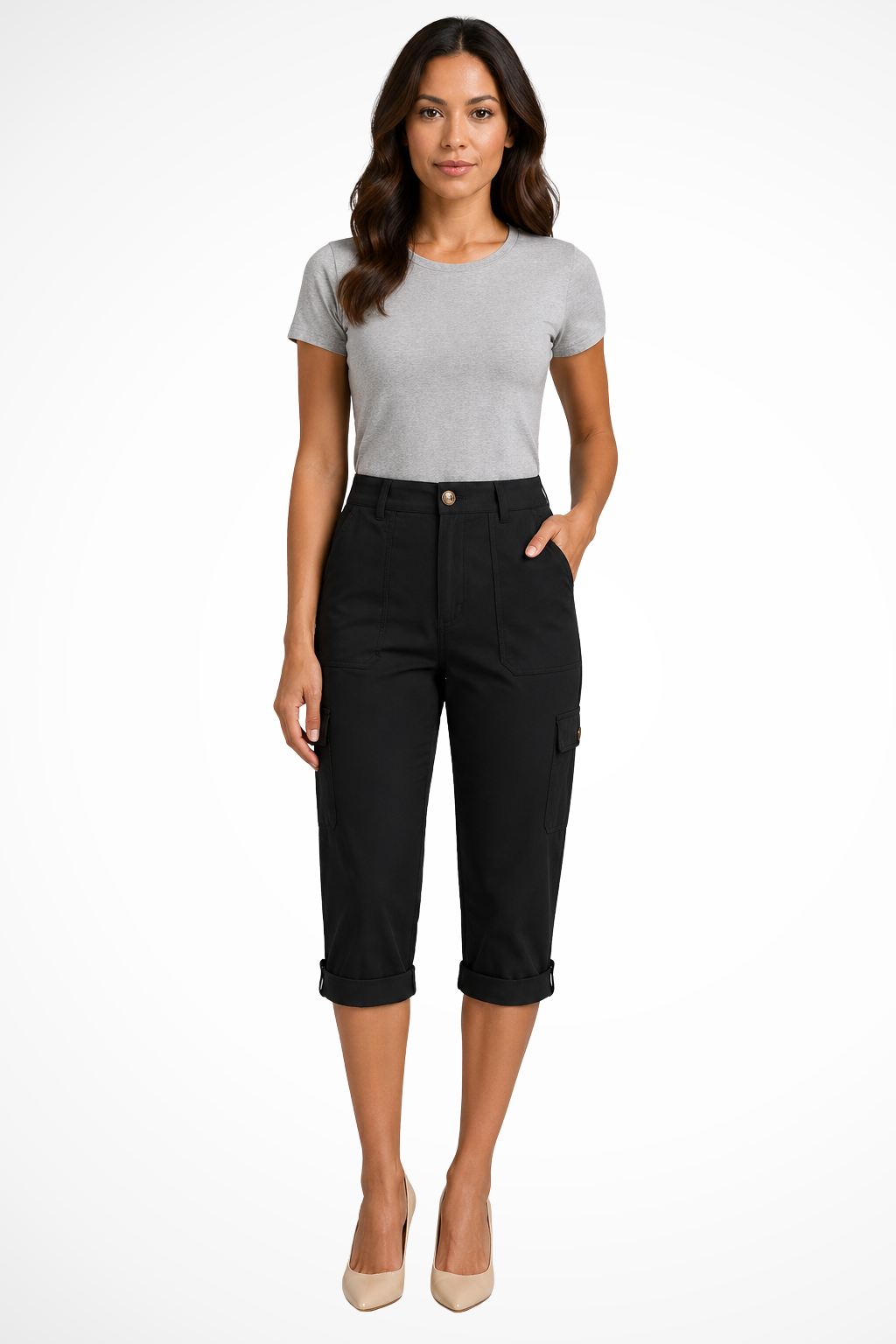 EliseMode Cargo Broek in Zwart