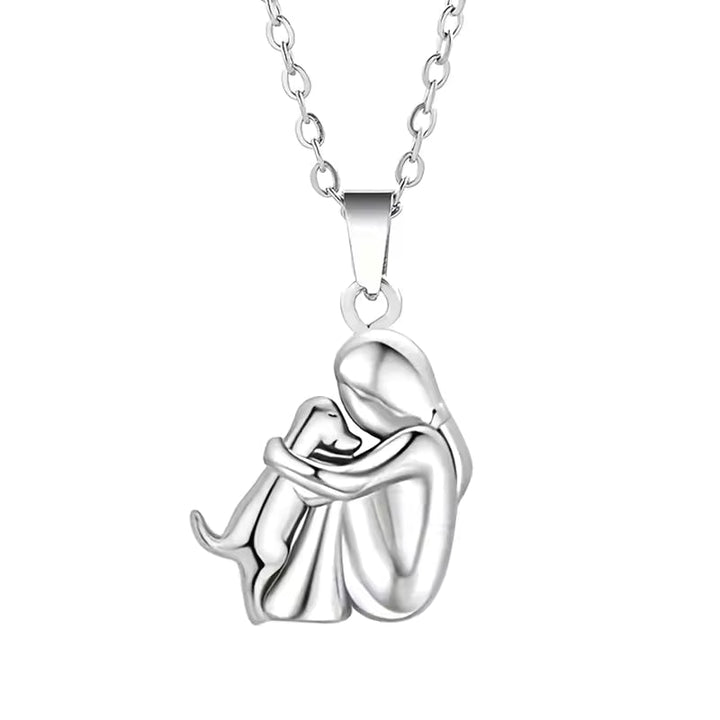 Elise Mode Dames Ketting met Hondenhanger in Zilver