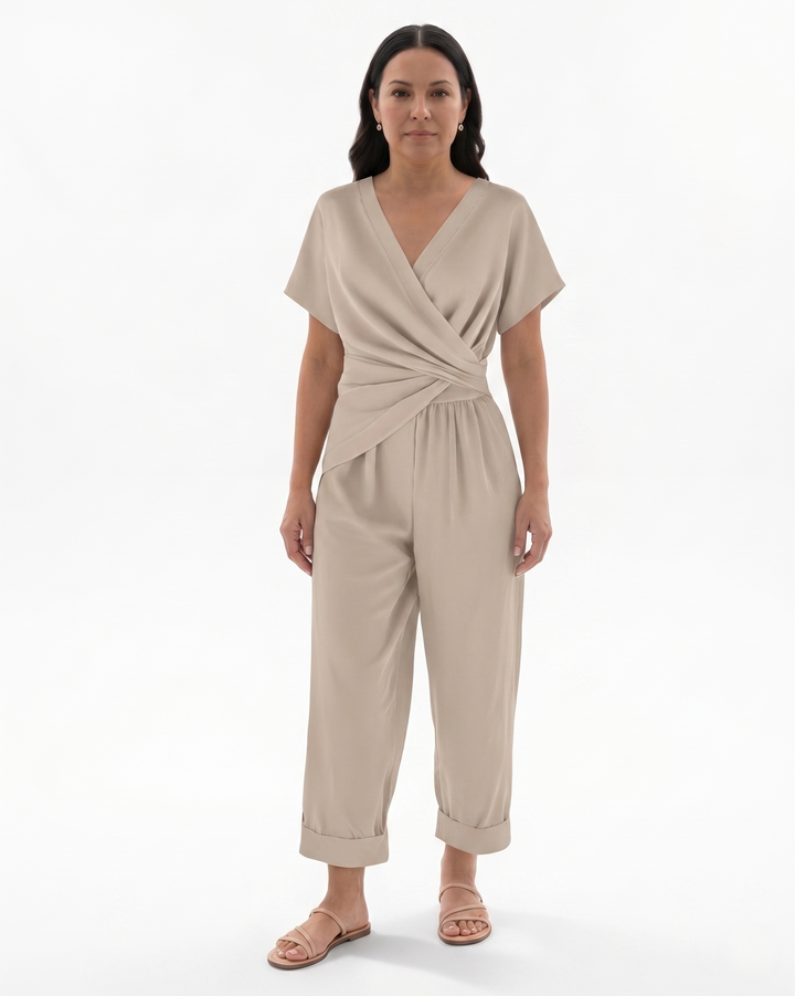 Elise Mode Dames Wikkel Set Relaxed Fit