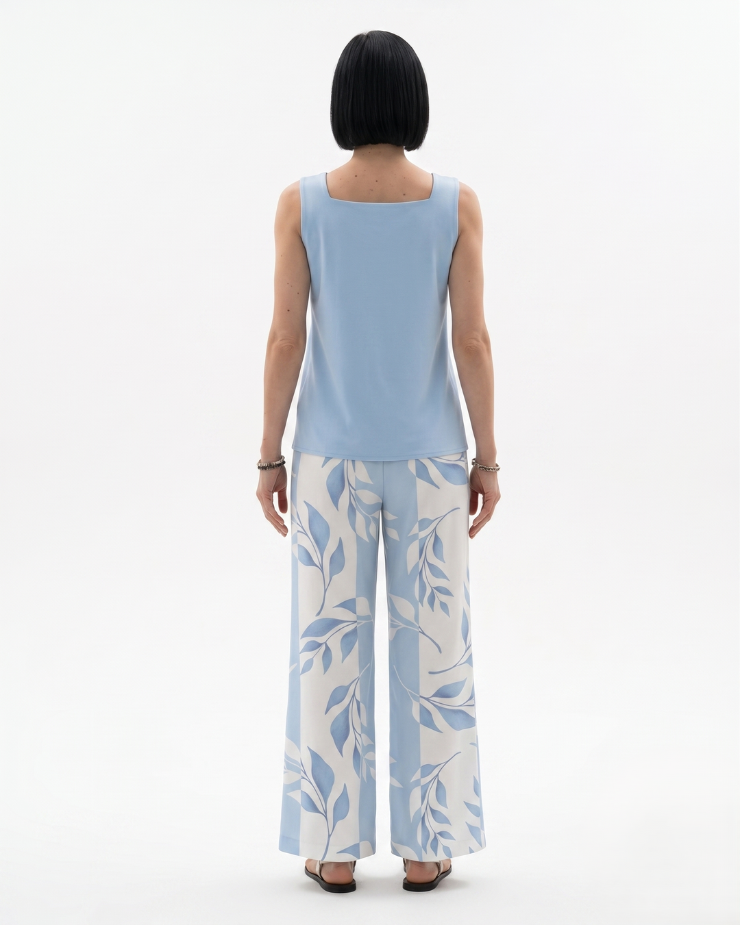 Elise Mode Dames Mouwloze Set Relaxed Fit