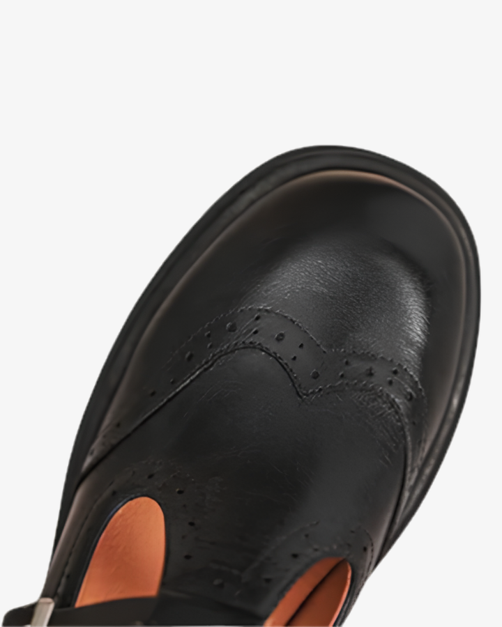 Elise Mode Leren Mary Jane Schoenen
