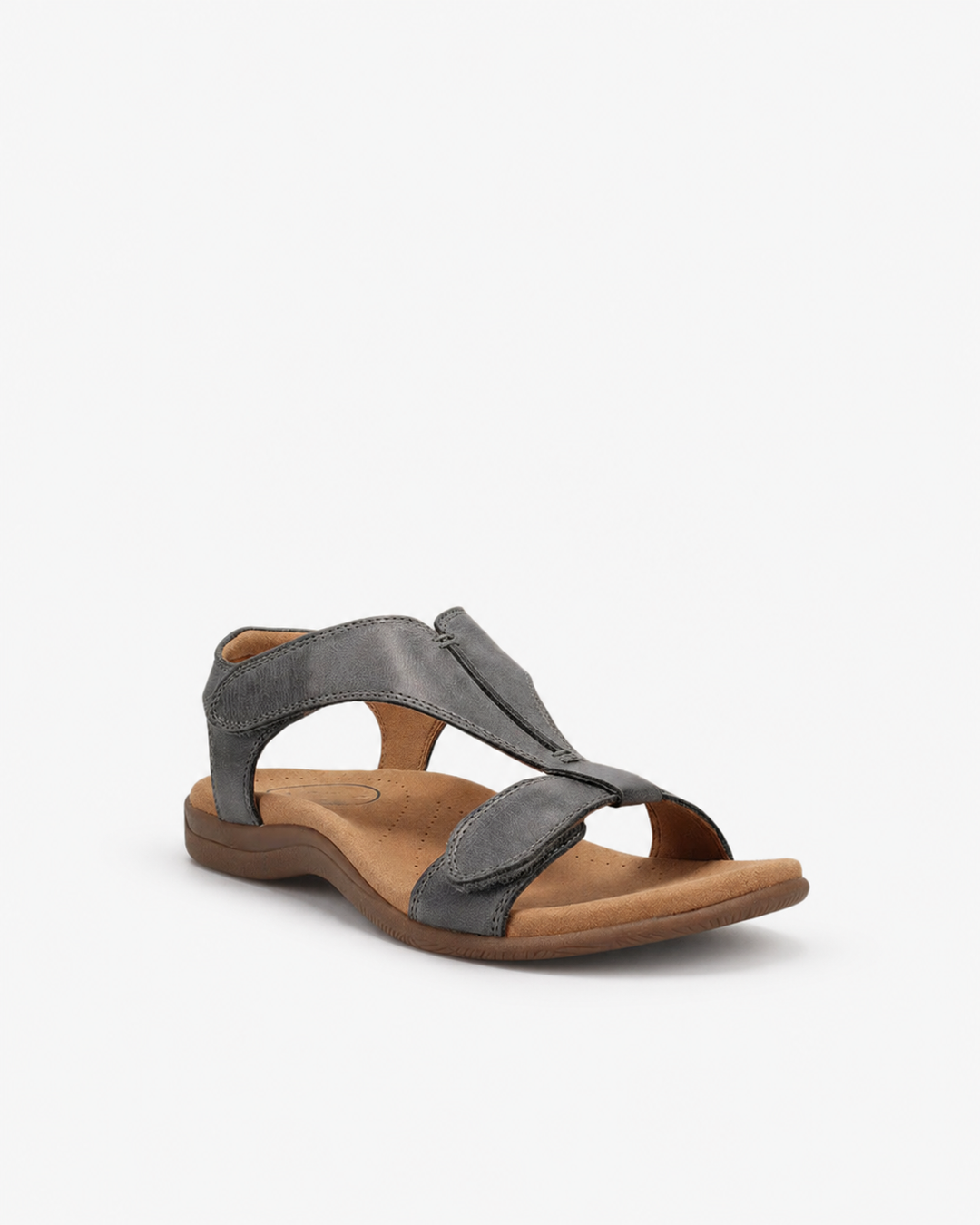EliseMode Dames Leren Comfort Sandalen Verstelbare Bandjes
