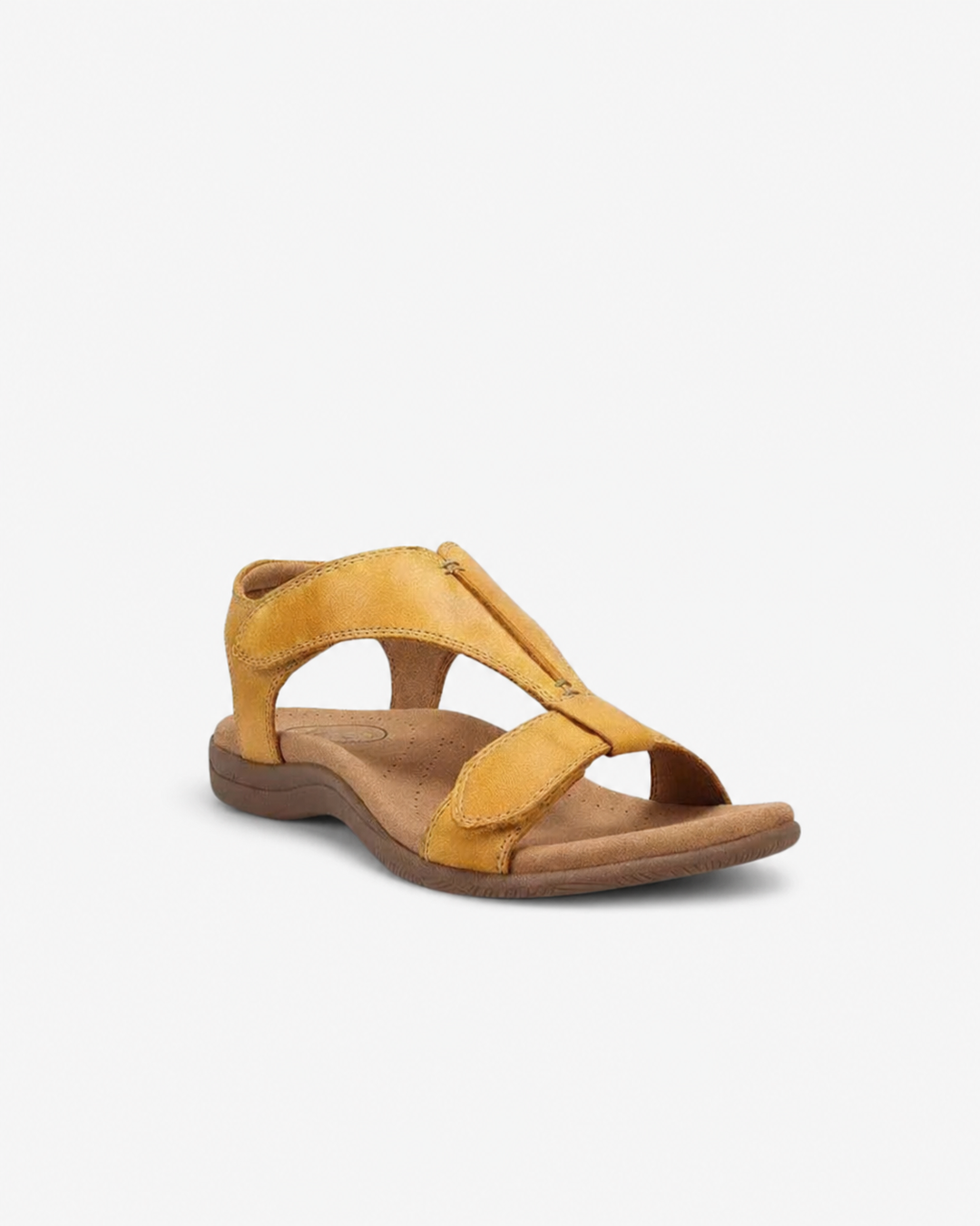 EliseMode Dames Leren Comfort Sandalen Verstelbare Bandjes