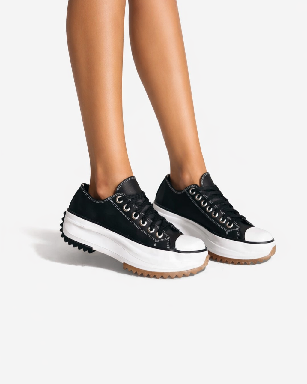 Elise Mode Platform Canvas Sneakers