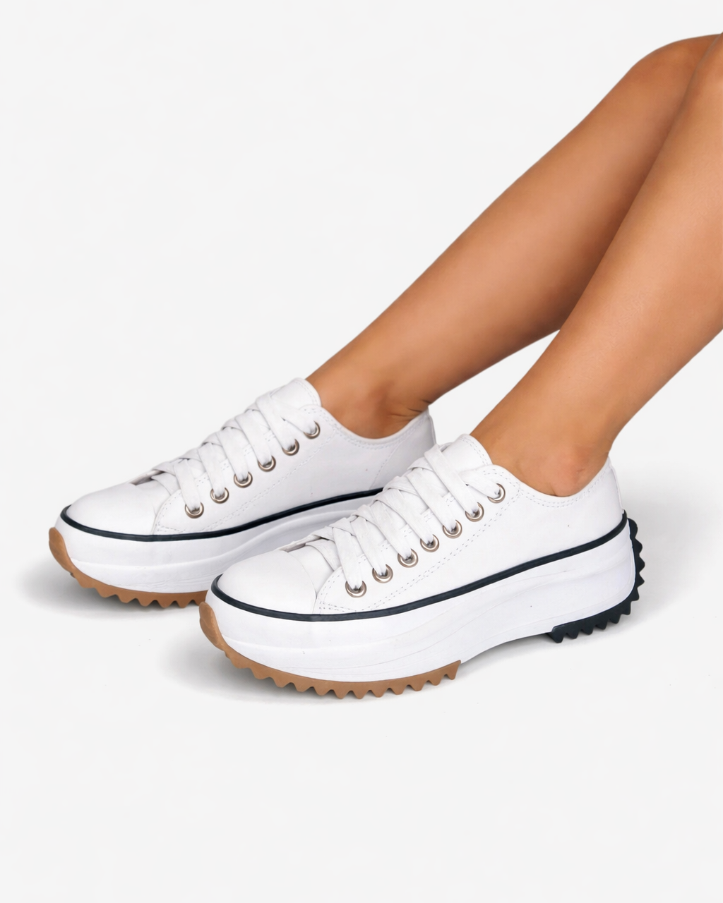 Elise Mode Platform Canvas Sneakers