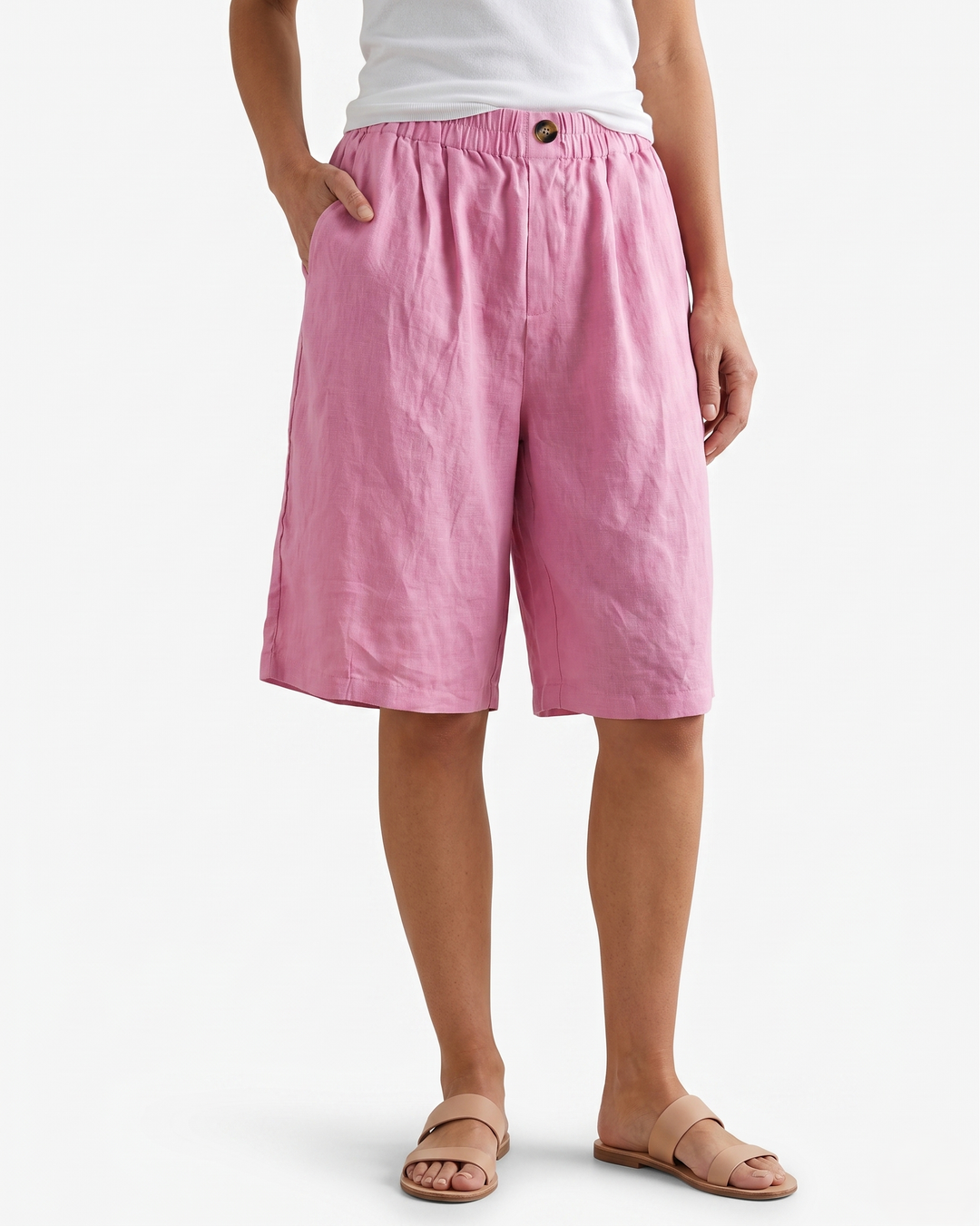 Elise Mode Culotte Short in Pink