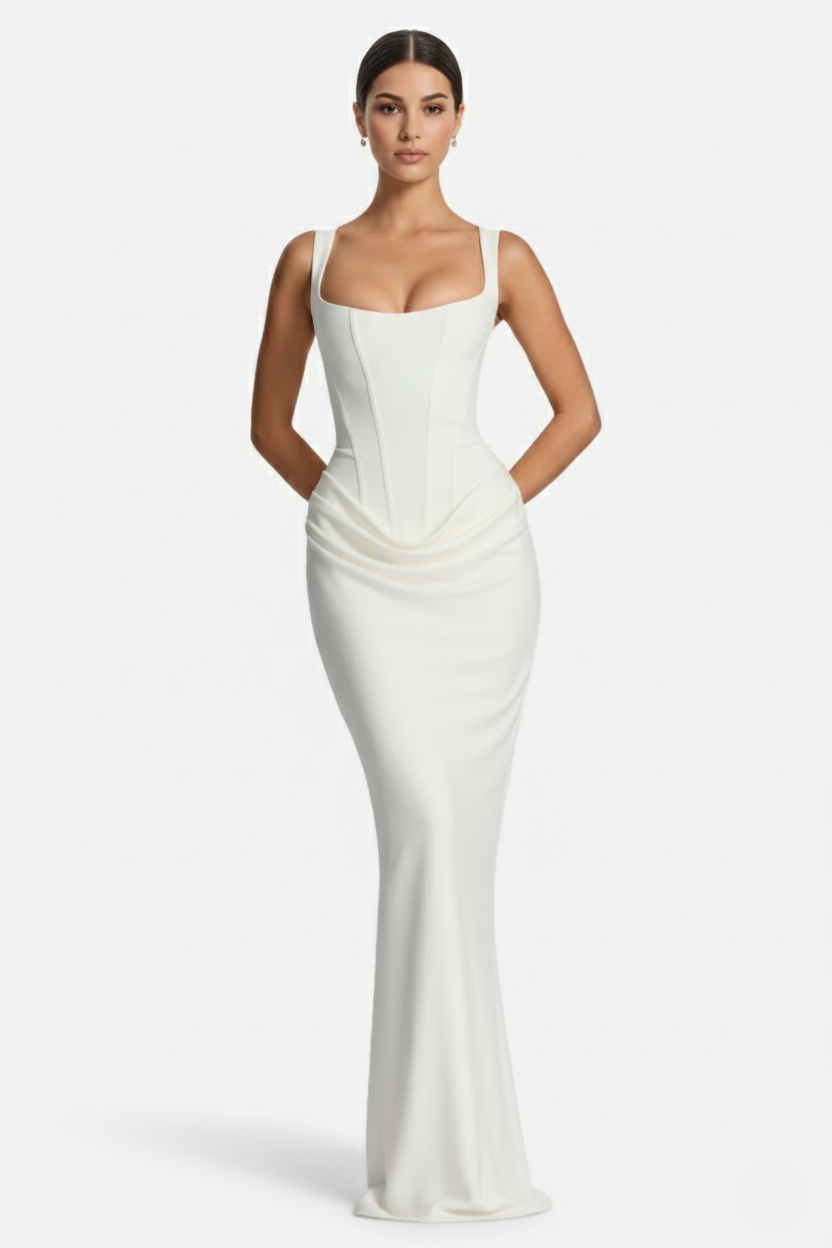EliseMode Bodycon Maxi Jurk