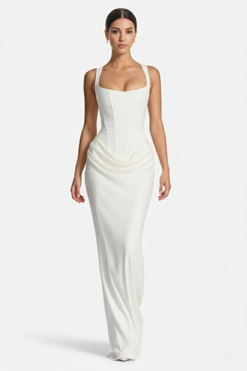 EliseMode Bodycon Maxi Jurk