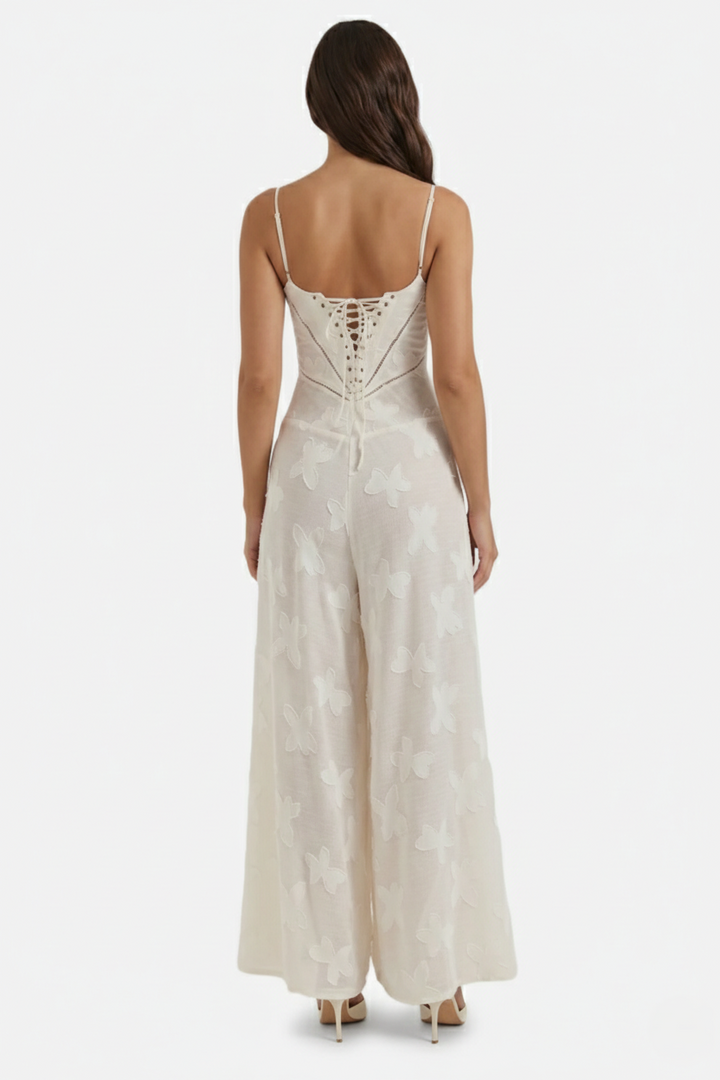 EliseMode Bloemen Slip Maxi Jurk