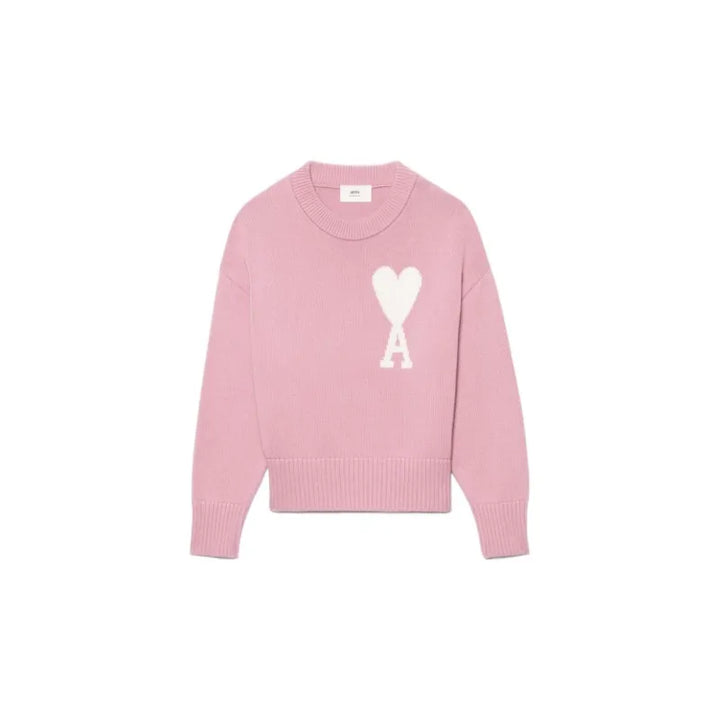 Elise Mode Dames Relaxed Sweater met Fleece Voering in Roze