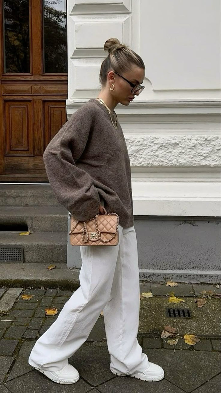 Elise Mode Dames Relaxed Gebreide Trui
