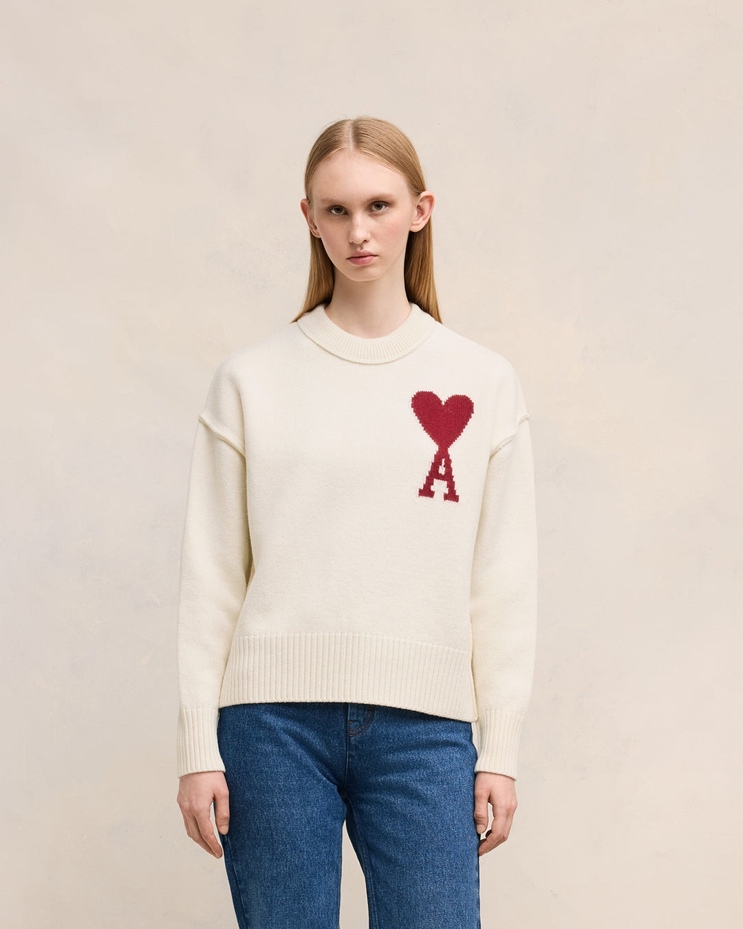 Elise Mode Dames Relaxed Sweater met Fleece Voering