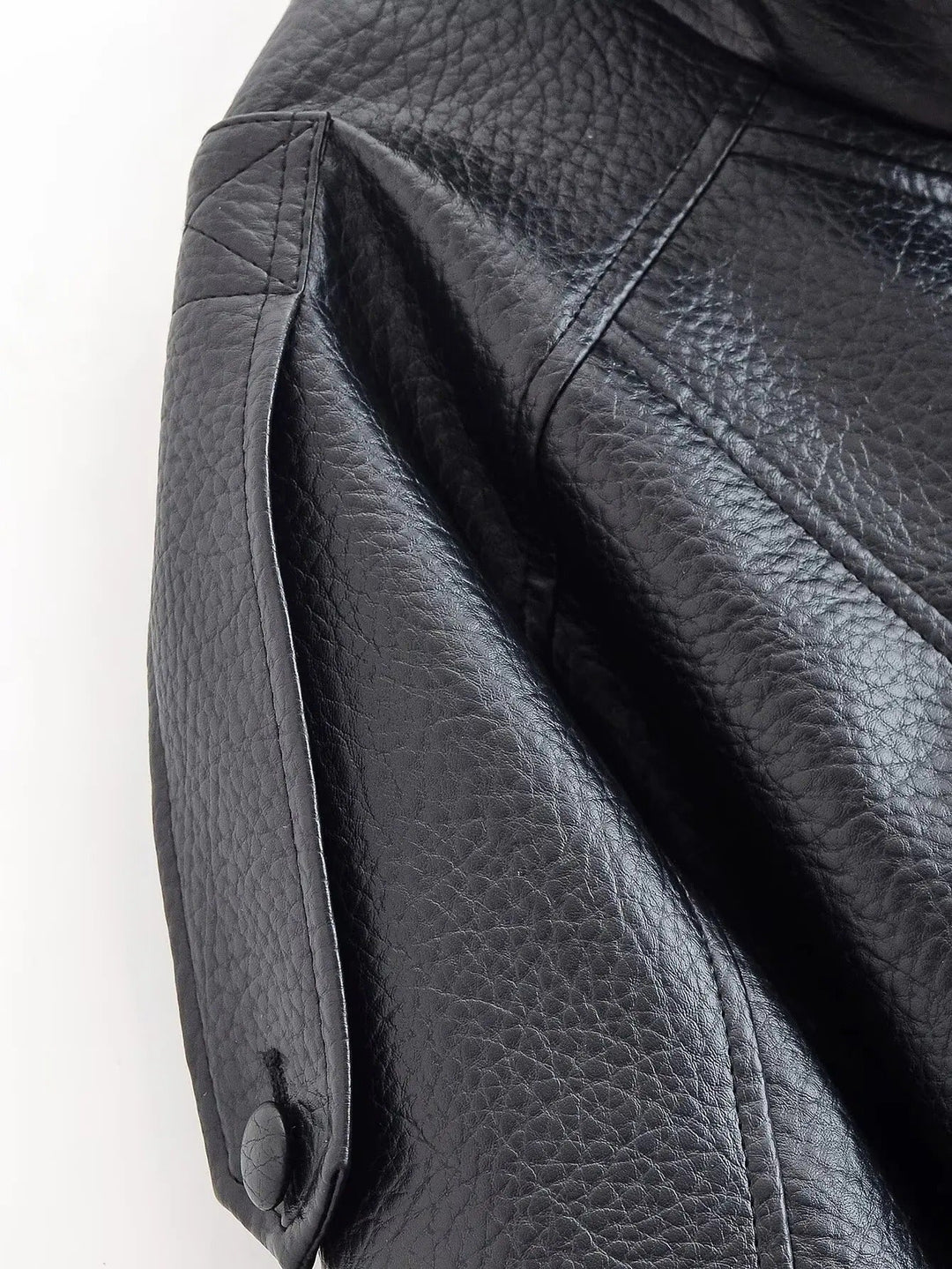Elise Mode Dames Asymmetrisch Leren Jack