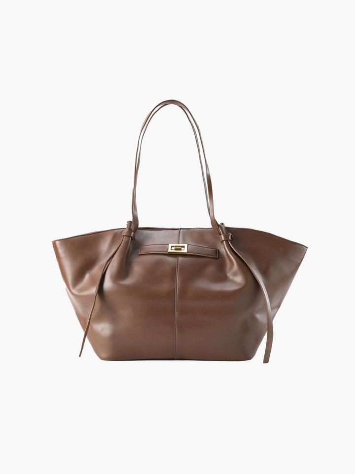 Elise Mode Dames Gestructureerde Shopper Tas