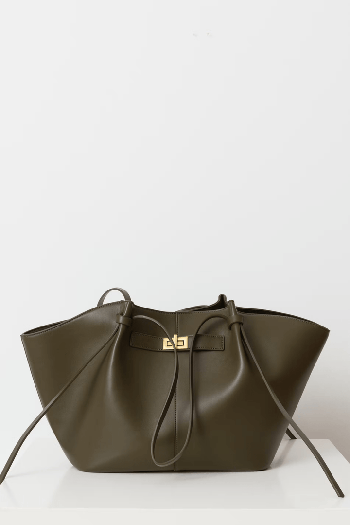 Elise Mode Dames Gestructureerde Shopper Tas