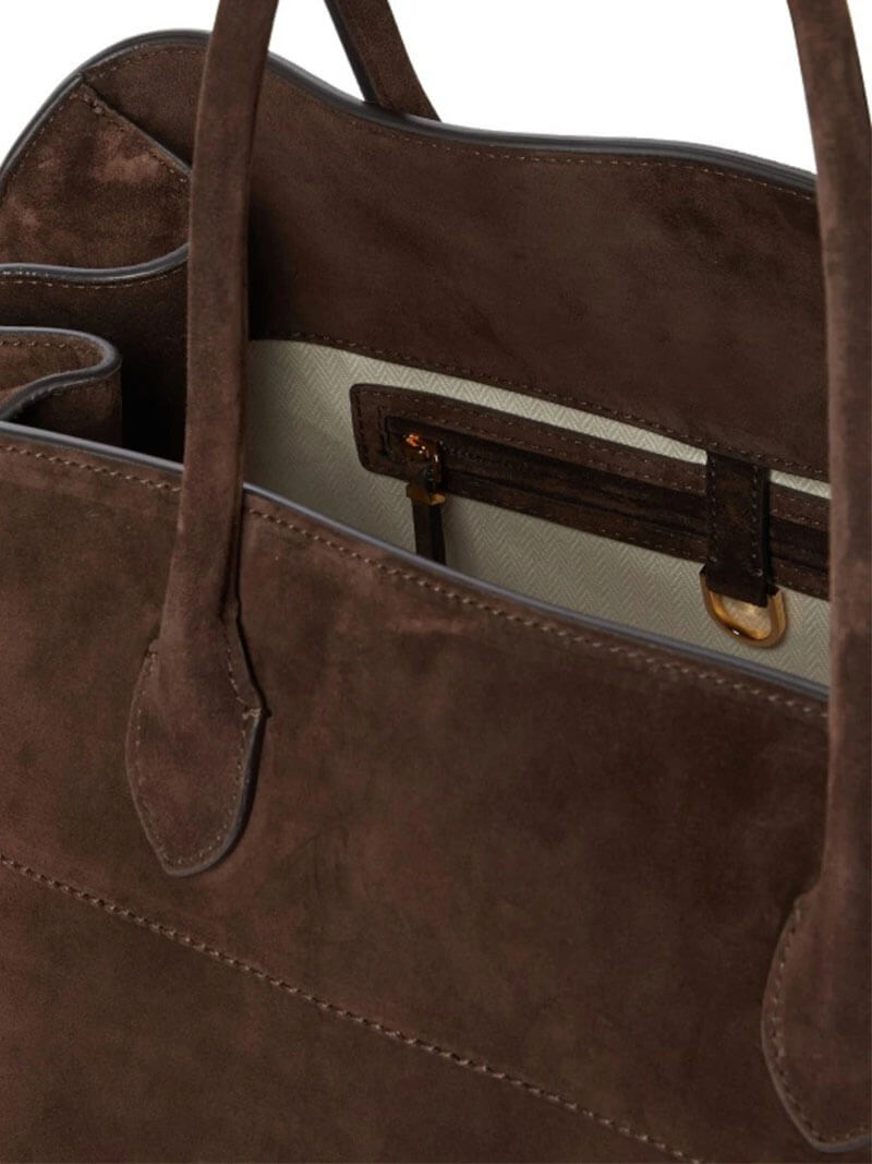 Elise Mode Dames Suède Shopper Tas