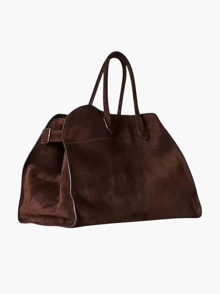 Elise Mode Dames Suède Shopper Tas