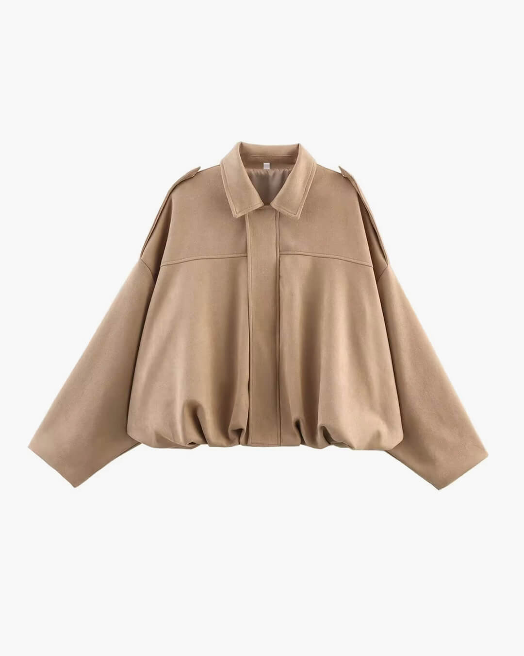 Elise Mode Dames Oversized Suède Bomberjack