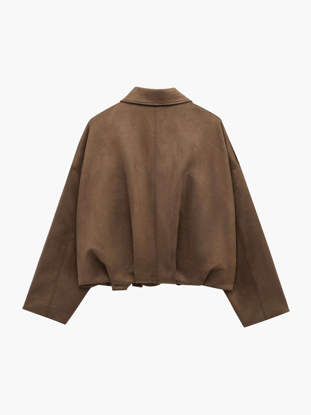 Elise Mode Dames Oversized Suède Bomberjack