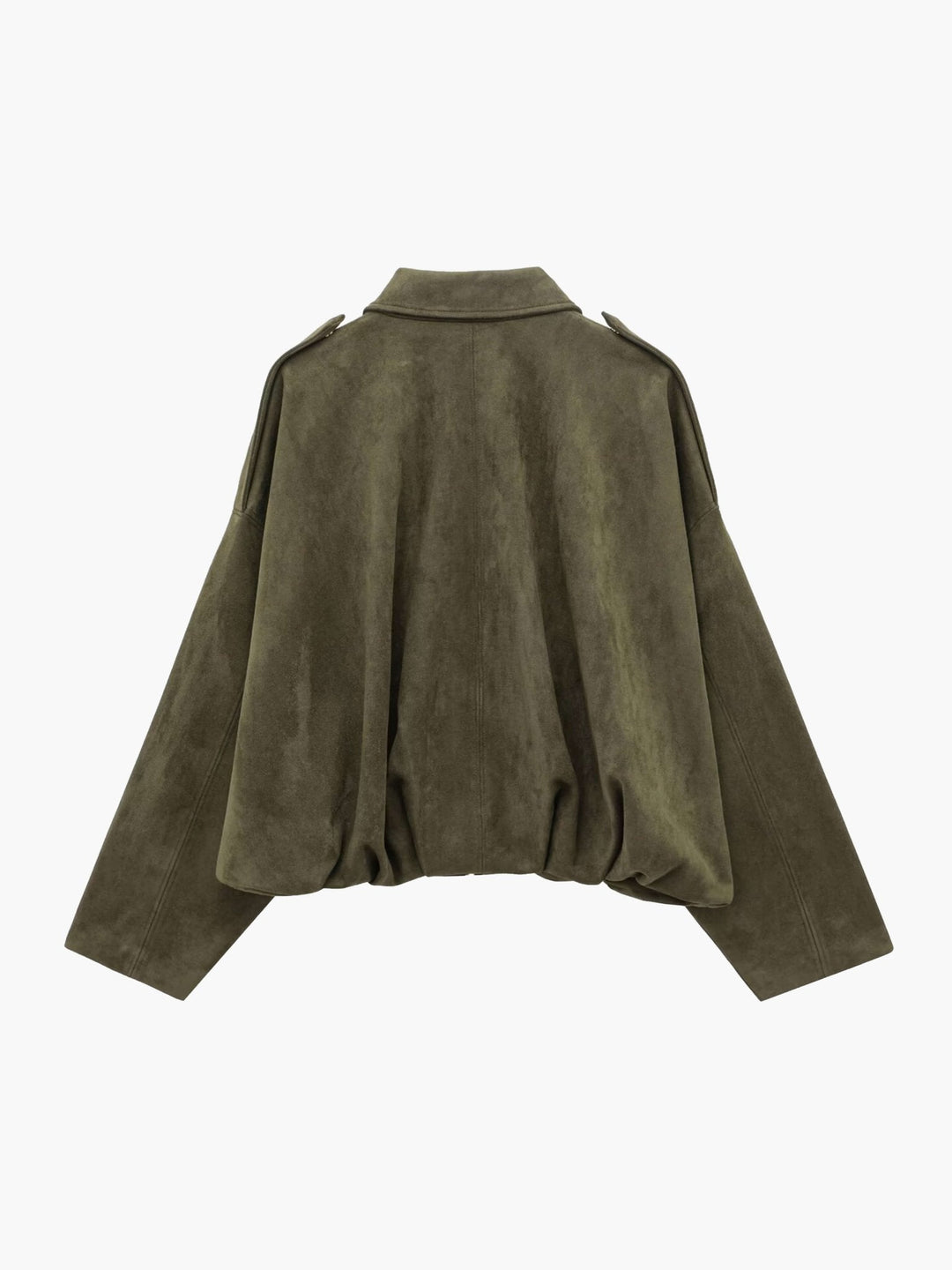Elise Mode Dames Oversized Suède Bomberjack