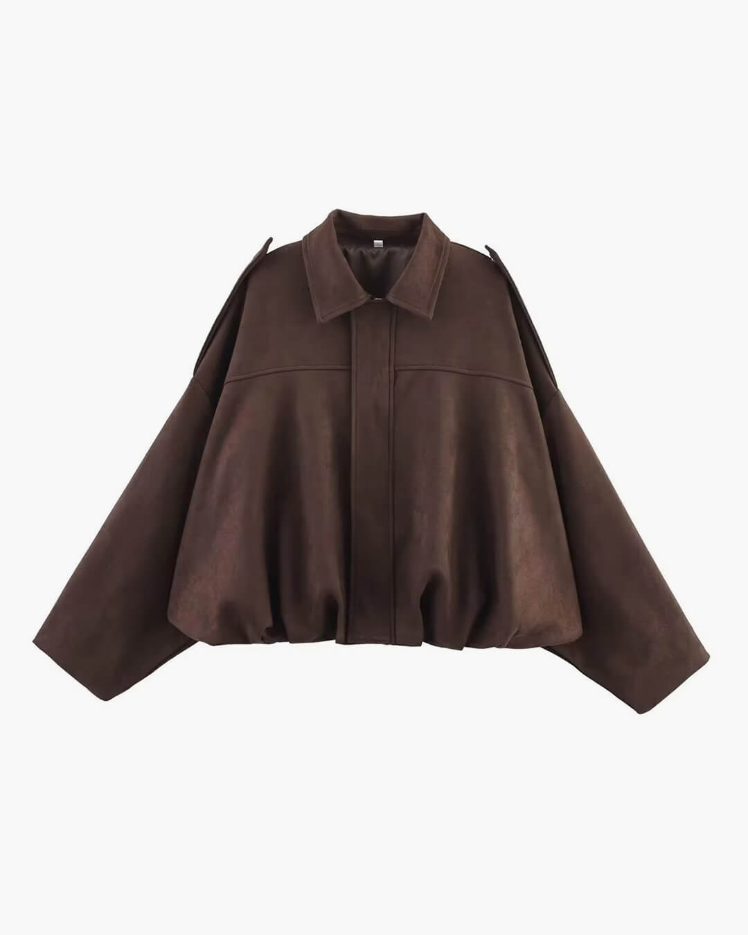 Elise Mode Dames Oversized Suède Bomberjack