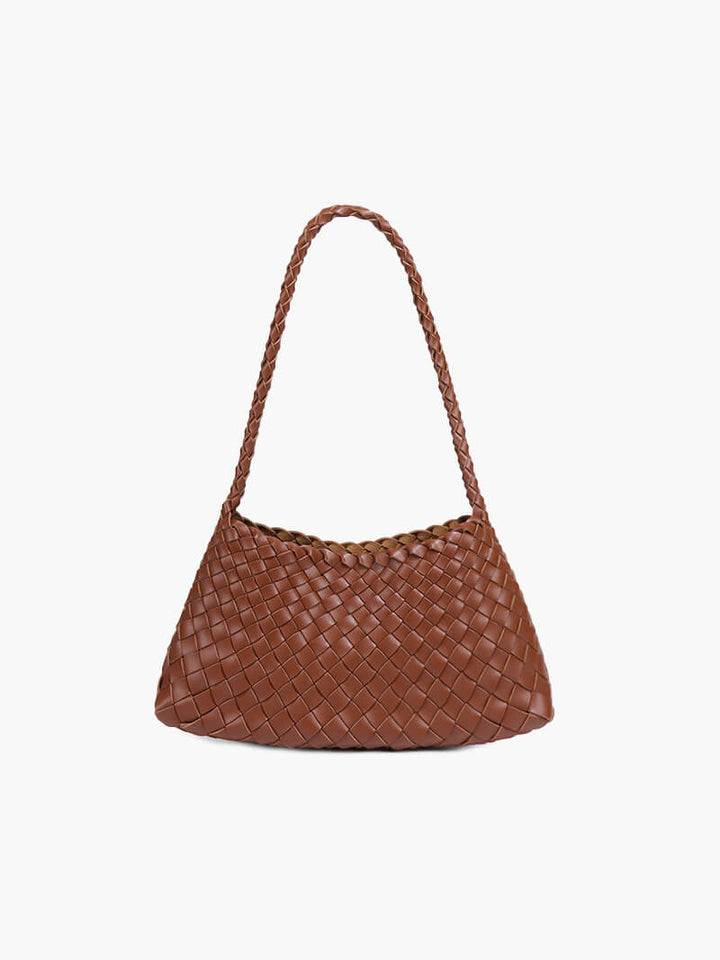 Elise Mode Dames Compacte Gevlochten Tas