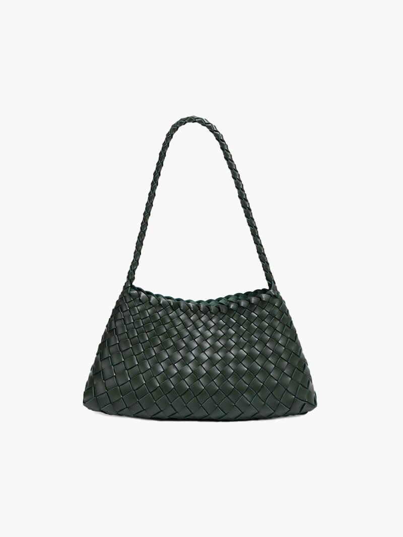 Elise Mode Dames Compacte Gevlochten Tas