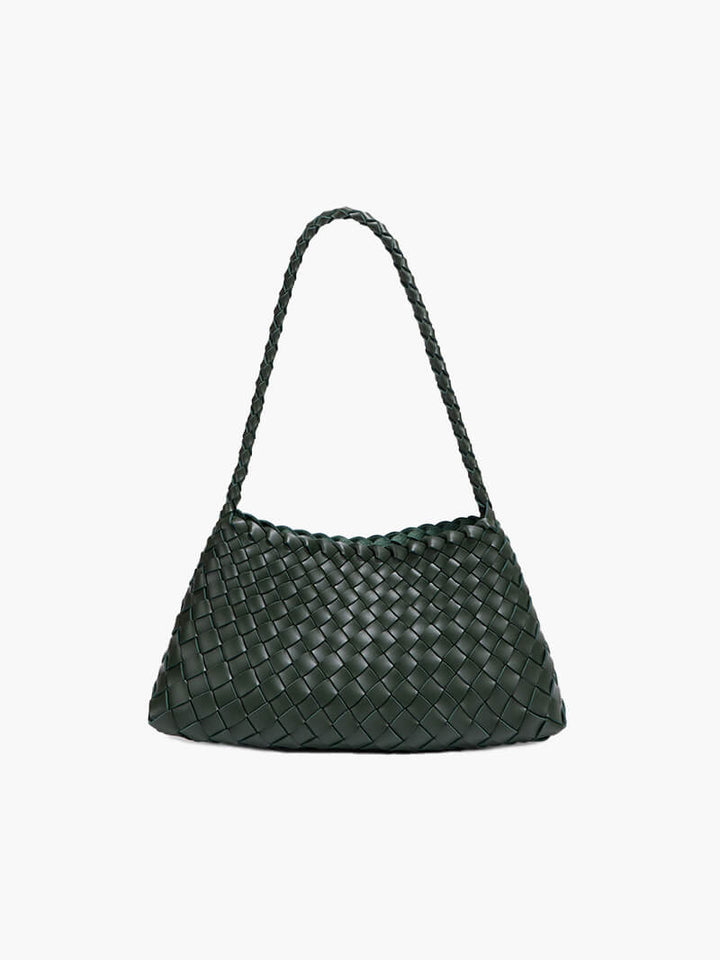 Elise Mode Dames Compacte Gevlochten Tas