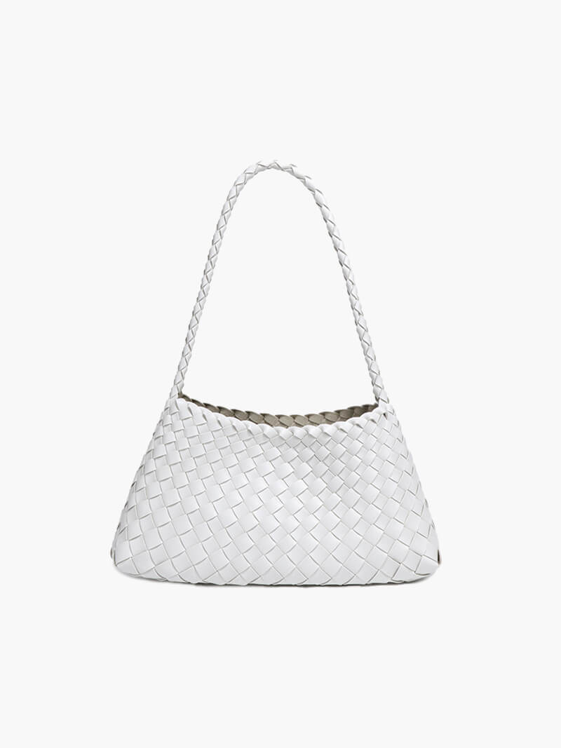 Elise Mode Dames Compacte Gevlochten Tas