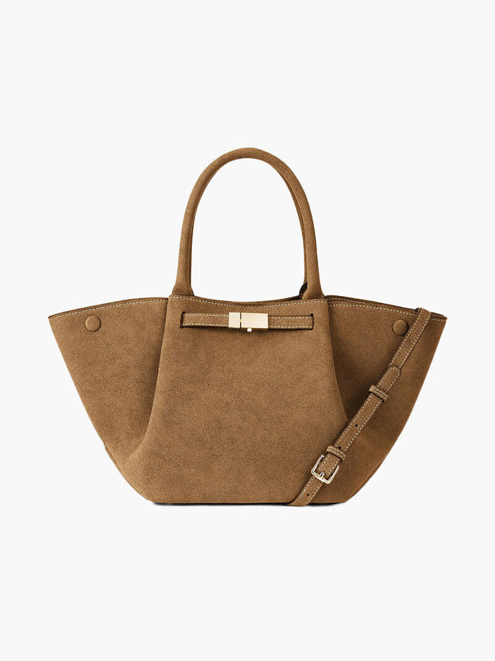 Elise Mode Dames Gestructureerde Suède Tas