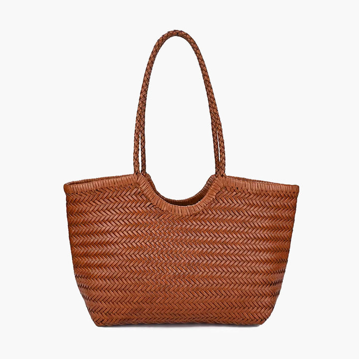 Elise Mode Dames Gevlochten Tas met Handvat